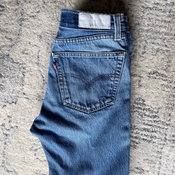 Re/Done High Rise Crop - Picture 4 of 6